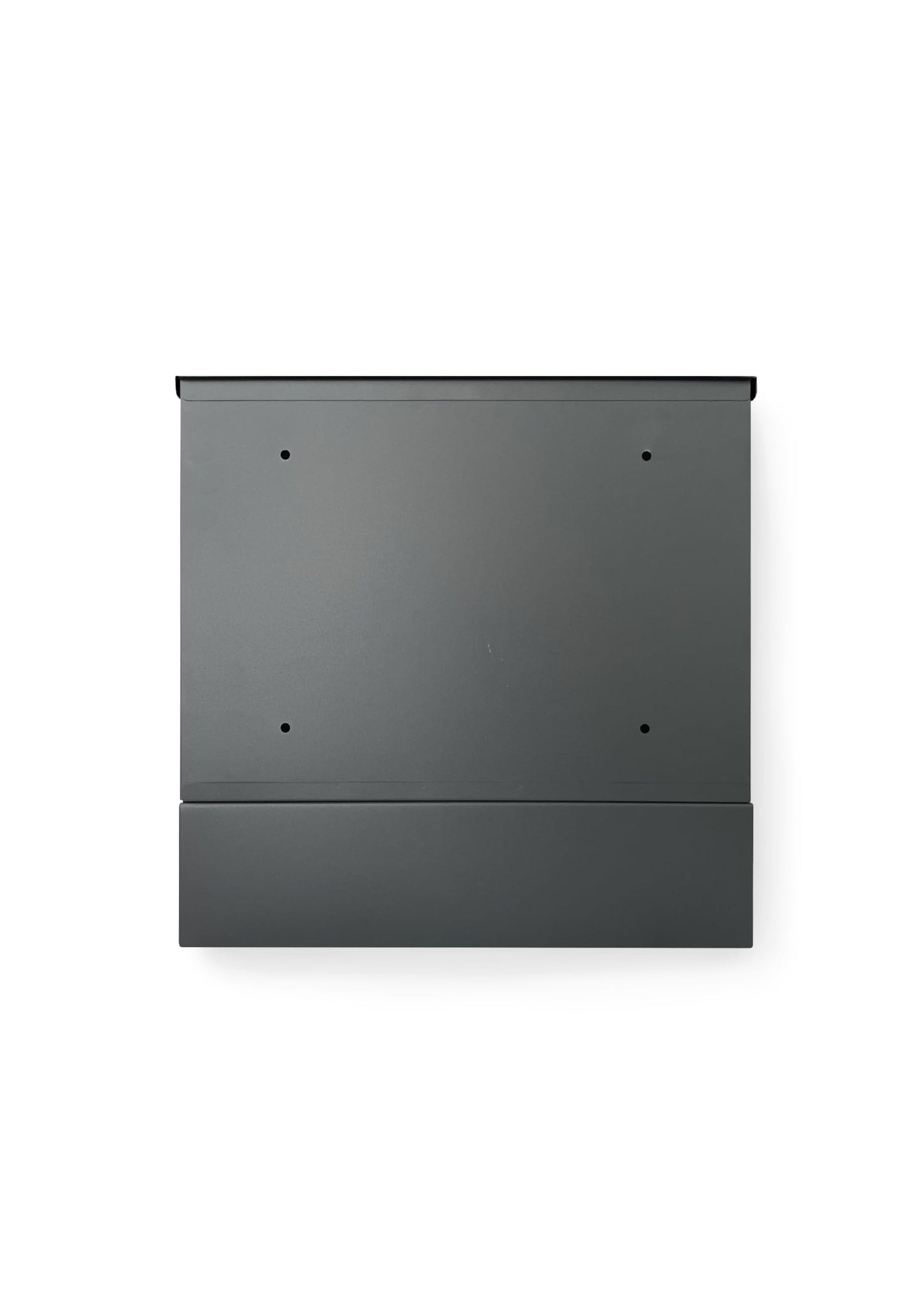Premium Briefkasten Postlux 4.0 Anthrazit - mit Edelstahlblende