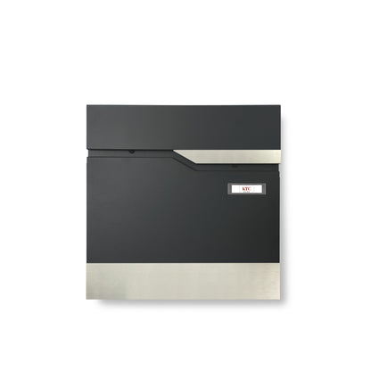 Briefkasten Postlux 4.0 | mit zweifacher Edelstahlblende