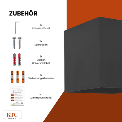 Cubelampe 10x10x10cm | schwarz